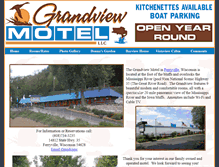 Tablet Screenshot of grandview-motel.com